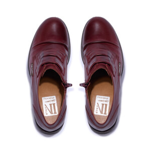 Carl Scarpa Gabbi Bordo Leather Loafers